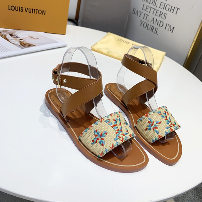 Louis Vuitton Womens Shoes SIENNA FLAT SANDAL Whatapp