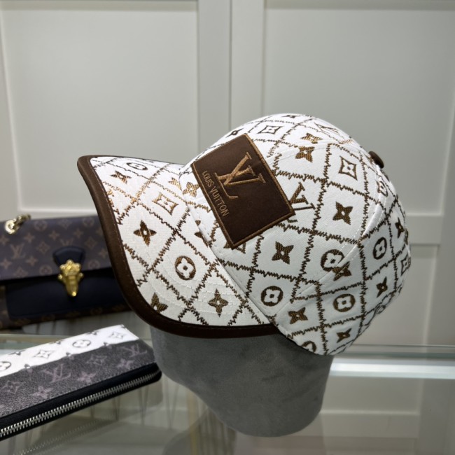 Louis Vuitton Womens Mens Cap Baseball Hat Luxury Brand with Original Box