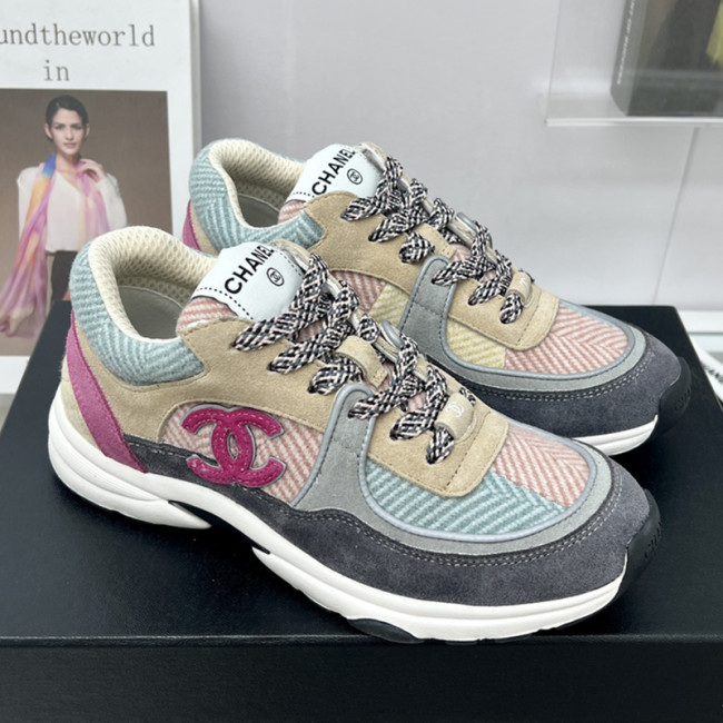 Chanel Women Shoes Sneakers Luxury Brand Sports Shoes Breathable Design with Original Box Whatapp