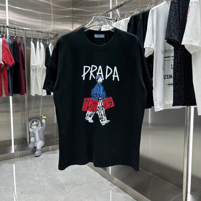 Prada Luxury Brand Men Womens Short Sleeve T-Shirt Whatapp