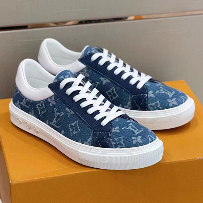 Louis Vuitton Men Shoes Sneakers Luxury Brand LV OLLIE SNEAKER with Original Box Whatapp