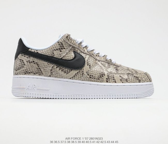 Nike Air Force 1 Low Premium Cocoa Snake Sneakers Men Womens Shoes 2801N323 Whatapp