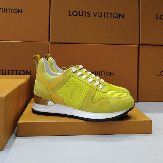 Louis Vuitton Women Shoes Sneakers Luxury Brand Lace-Up Run Away Sneaker with Original Box Whatapp