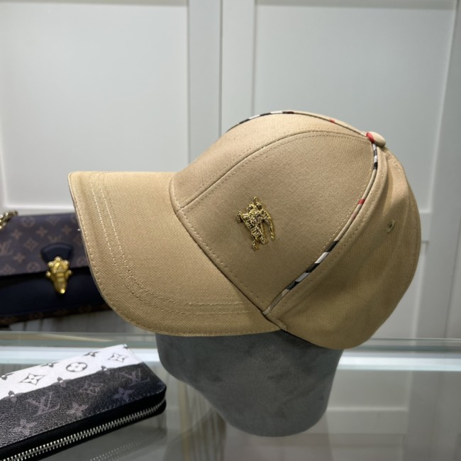 Burberry Womens Mens Cap Baseball Hat Luxury Brand with Original Box