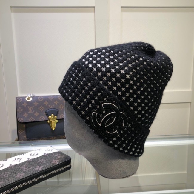 Chanel Men Womens Hats Luxury Brand Knit Hat with Original Box