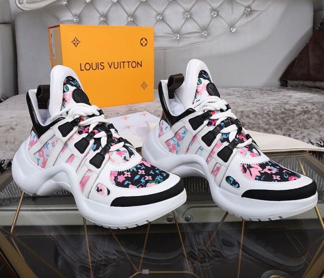 Louis Vuitton Women Shoes Sneakers Luxury Brand Design Fashion LV ARCHLIGHT SNEAKER with Original Box Whatapp