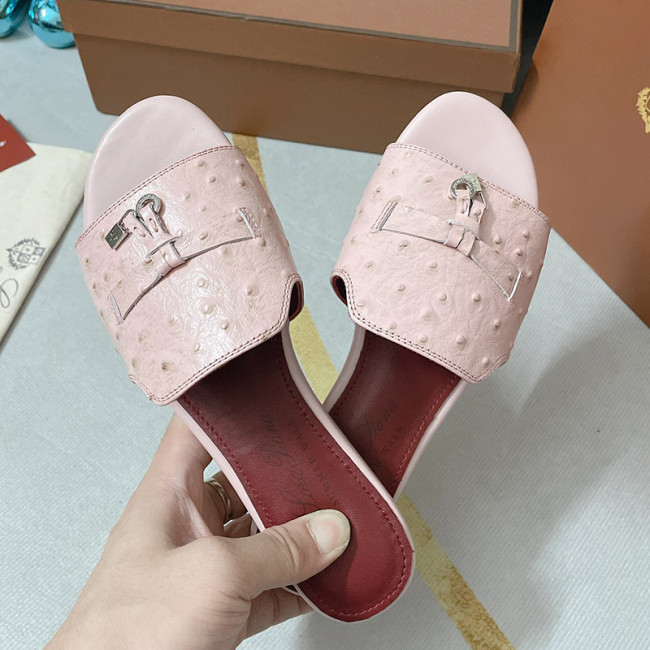 Loro Piana Womens Shoes Sandals Slippers Casual Design Luxury Brand Fashion Shoes for Women with Original Box Whatapp