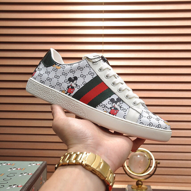 Gucci Mens Shoes Luxury Brand Men's GG Disney x Gucci Ace Sneaker Whatapp