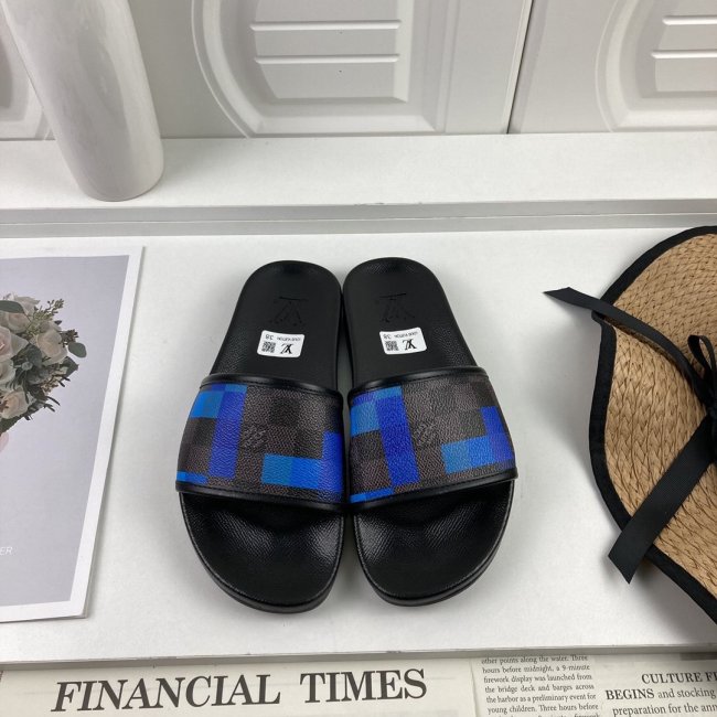 Louis Vuitton Men Womens Shoes Fashion Sandals WATERFRONT MULE Whatapp