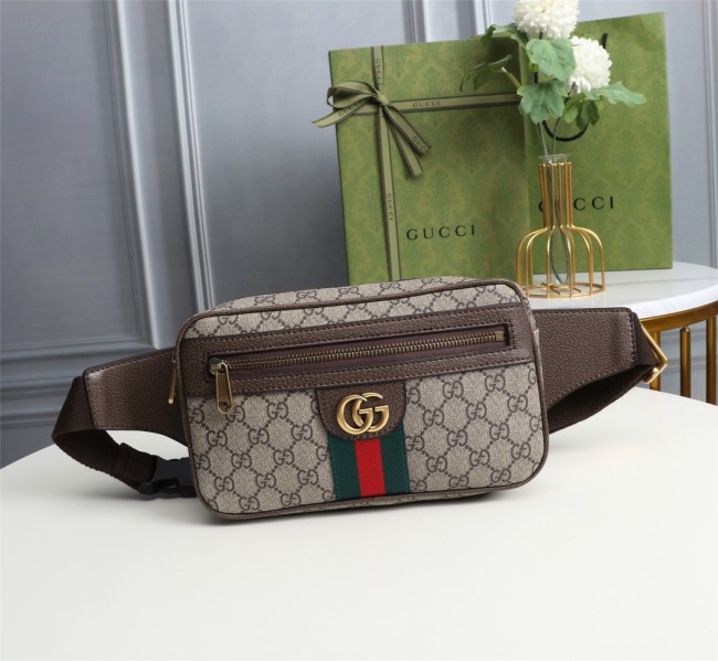 Gucci Mens Bags Crossbody Belts Bags Luxury Brand 574796 97SIT 8747 GG Ophidia Supreme Canvas Bags for Men with Original Box Whatapp