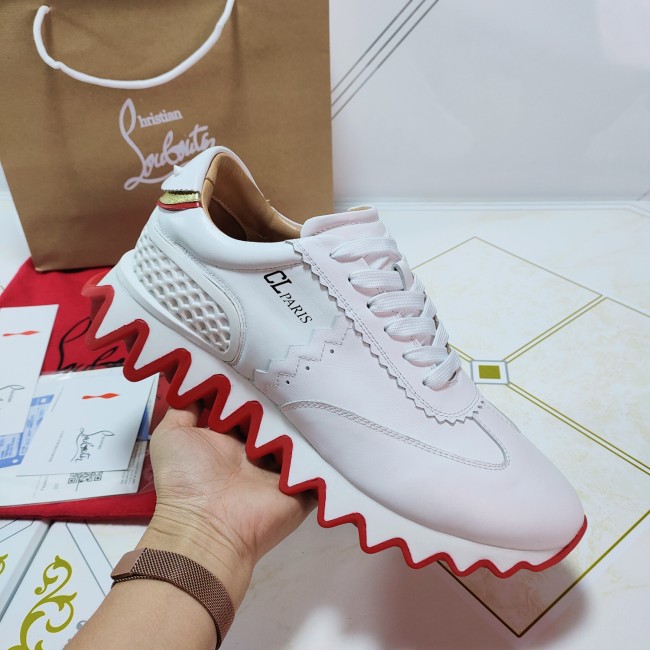 Christian Louboutin Mens Shoes Sneakers Luxury Brand Red Bottom Design Sports Footwears Whatapp