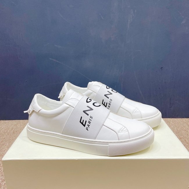 Givenchy Men Shoes Fashion Type Luxury Brand GIVENCHY SNEAKERS IN LEATHER WITH LATEX BAND with Original Box Whatapp