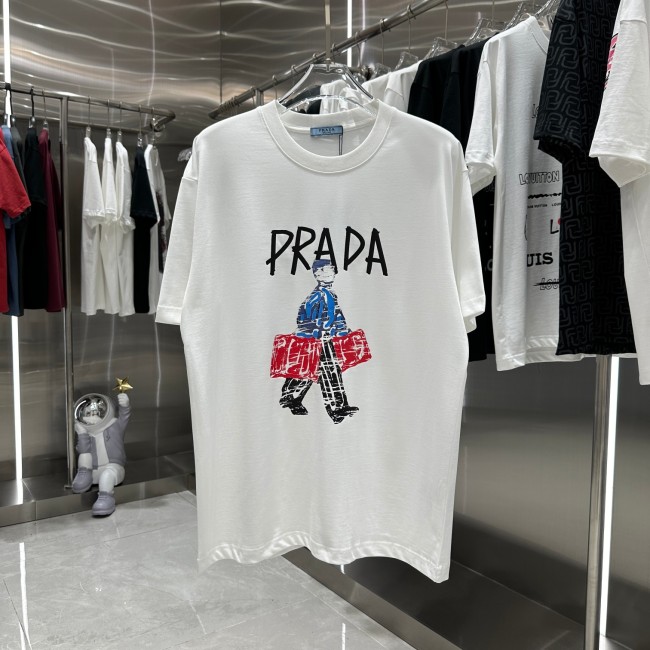 Prada Luxury Brand Men Womens Short Sleeve T-Shirt Whatapp