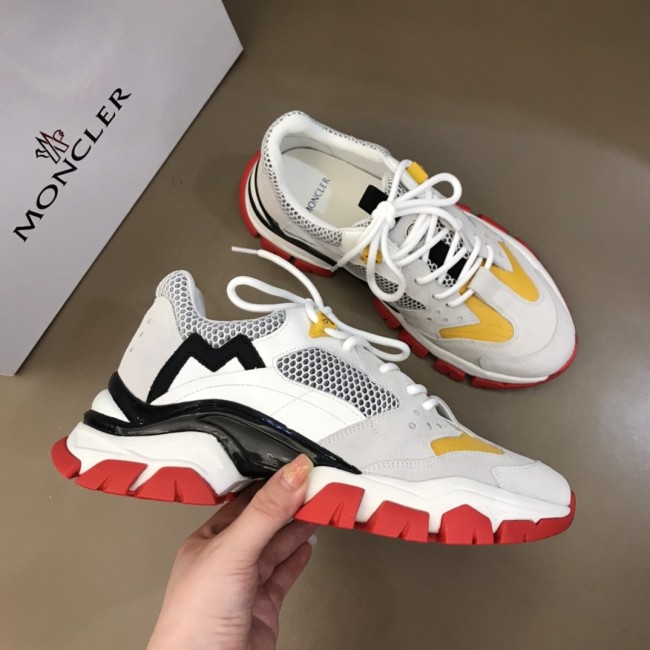 Moncler Men Shoes Sneakers Fashion Designers Luxury Brand Sports Shoes for Men Breathable with Original box Whatapp