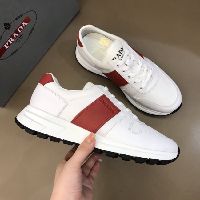 Prada Mens Shoes Sneakers Casual Shoes for Men Luxury Brand Breathable Fashion Sneakers with Original Box Whatapp