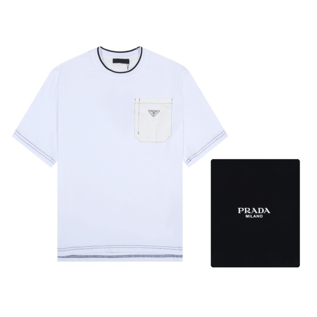 Prada Luxury Brand Women Mens Short Sleeve T-Shirt Whatapp