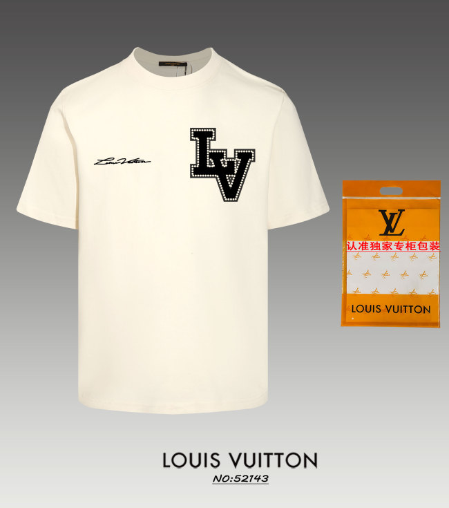 Louis Vuitton Luxury Brand Men Womens Short Sleeve T-Shirt Whatapp