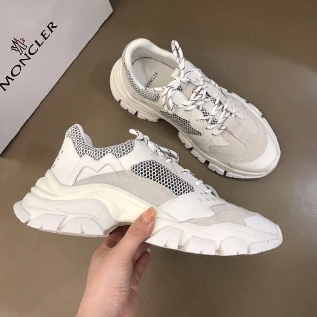 Moncler Men Shoes Sneakers Fashion Designers Luxury Brand Sports Shoes for Men Breathable with Original box Whatapp