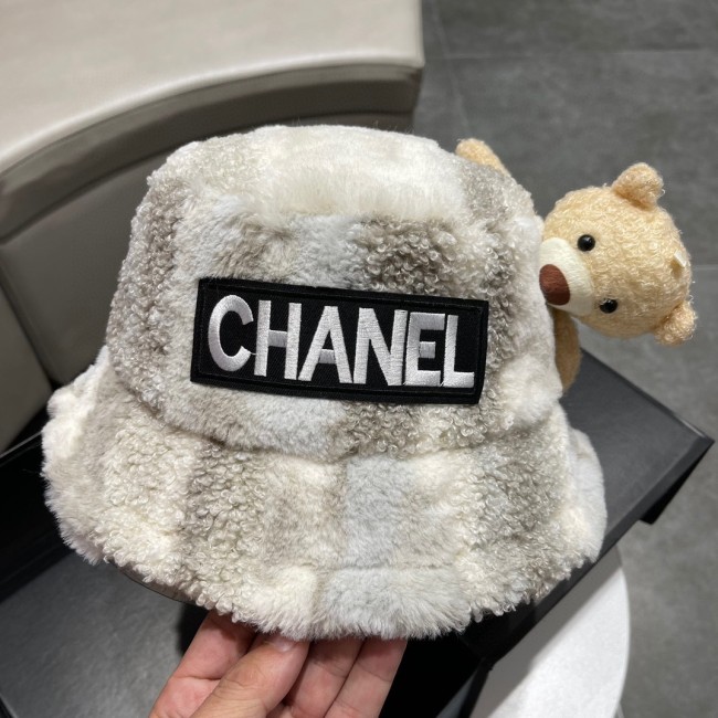 Chanel Womens Hats Luxury Brand Bucket Hat with Original Box