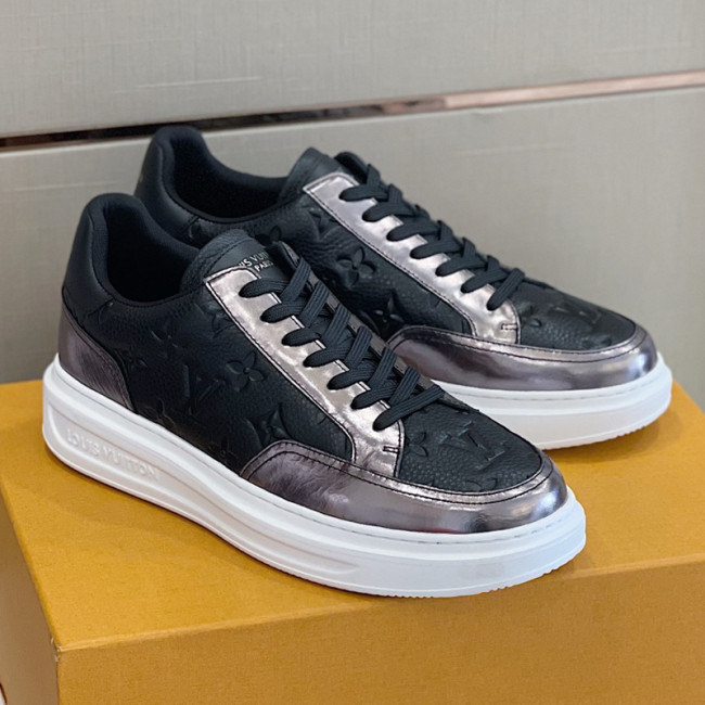 Louis Vuitton Men Shoes Fashion Sneakers RIVOLI Beverly Hills SNEAKER Luxury Brand Casual Shoes with Original Box Whatapp