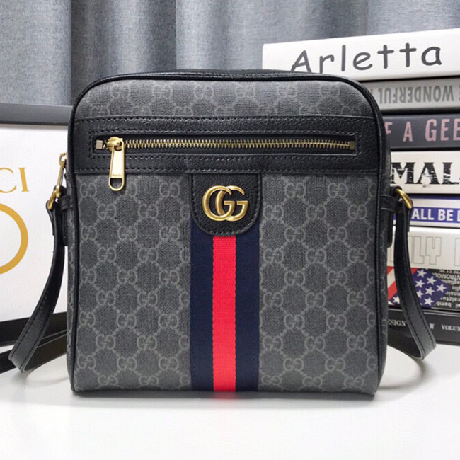 Gucci Mens Womens Fashion Bags Shoulder Bag Luxury Brand GG Supreme Ophidia Small Messenger Bag 547926 96IWN 4076 with Original Box Whatapp