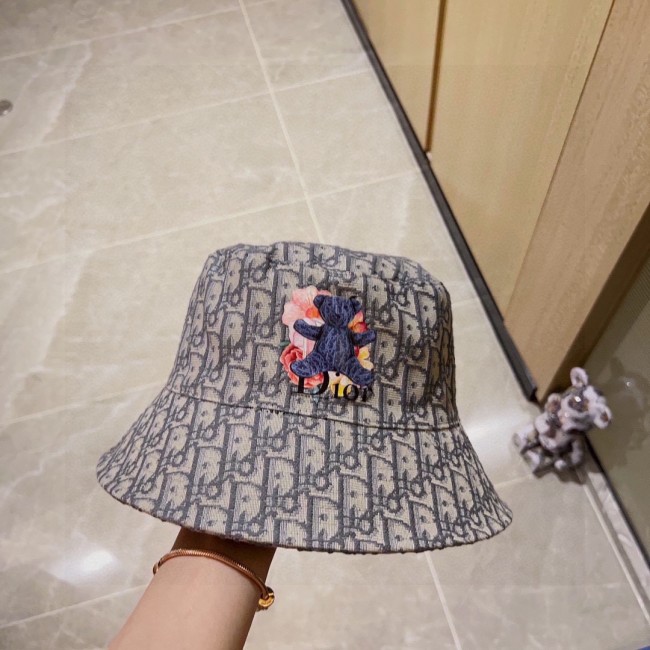 Dior Men Womens Bucket Hat Luxury Brand Design Dior Cap with Original Box