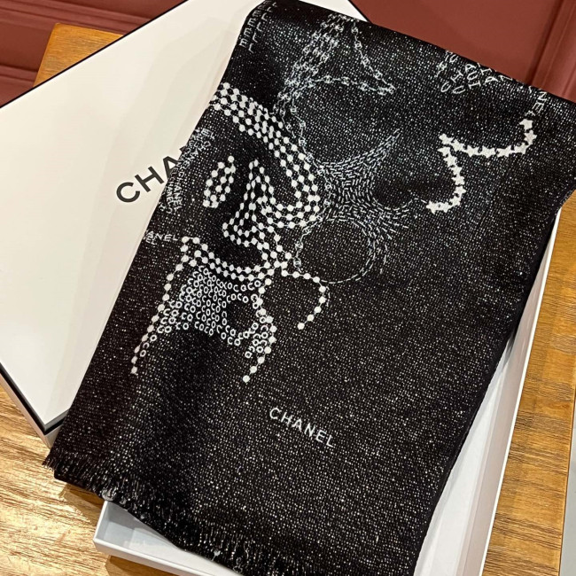 Chanel Scarves Womens Fashion Scarf with Original Box Whatapp