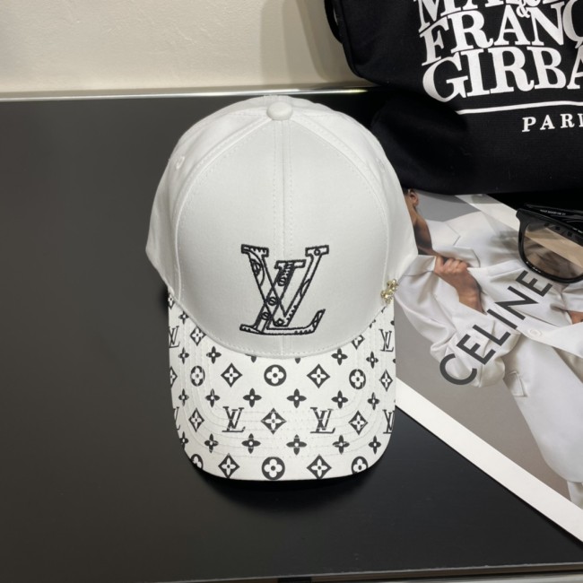 Louis Vuitton Womens Mens Cap Baseball Hat Luxury Brand with Original Box