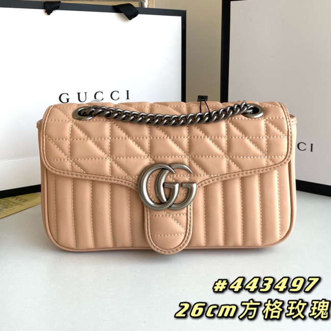 Gucci Womens Bags Shoulder Messenger Bag Luxury Brand Small GG Marmont bag with Original Box Whatapp