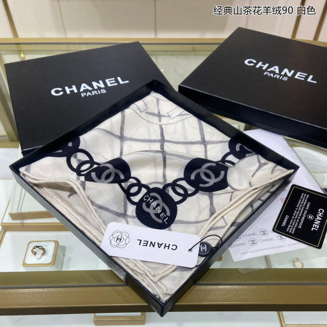 Chanel Scarves Womens Fashion Scarf with Original Box Whatapp