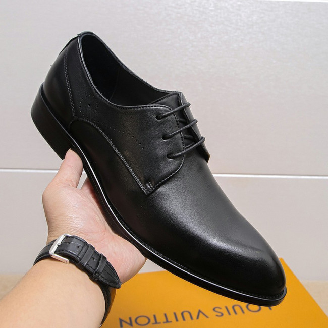 Louis Vuitton Men Shoes Business Luxury Brand LV Dress Shoes with Original Box Whatapp