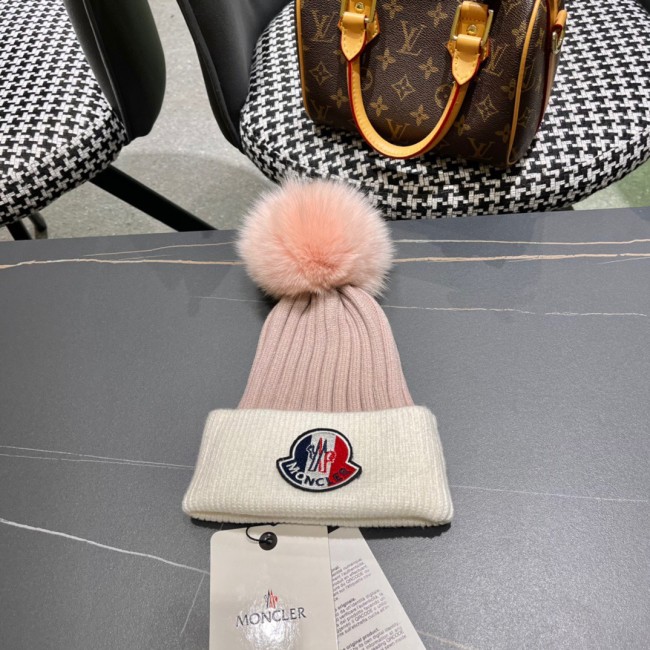 Moncler Mens Womens Hats Luxury Brand Design Moncler Knit Hat with Original Box