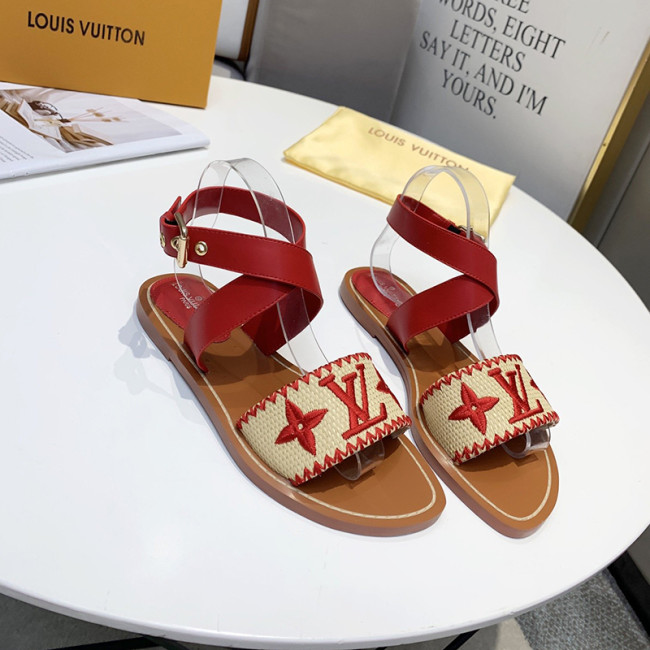 Louis Vuitton Womens Shoes SIENNA FLAT SANDAL Whatapp