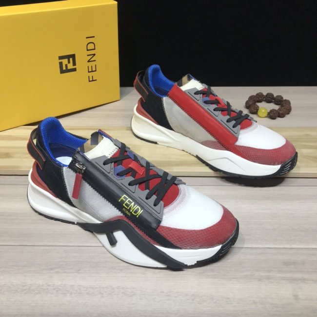 Fendi Mens Shoes Fashion Sneakers Luxury Brand Casual Shoes for Men with Original Box Whatapp