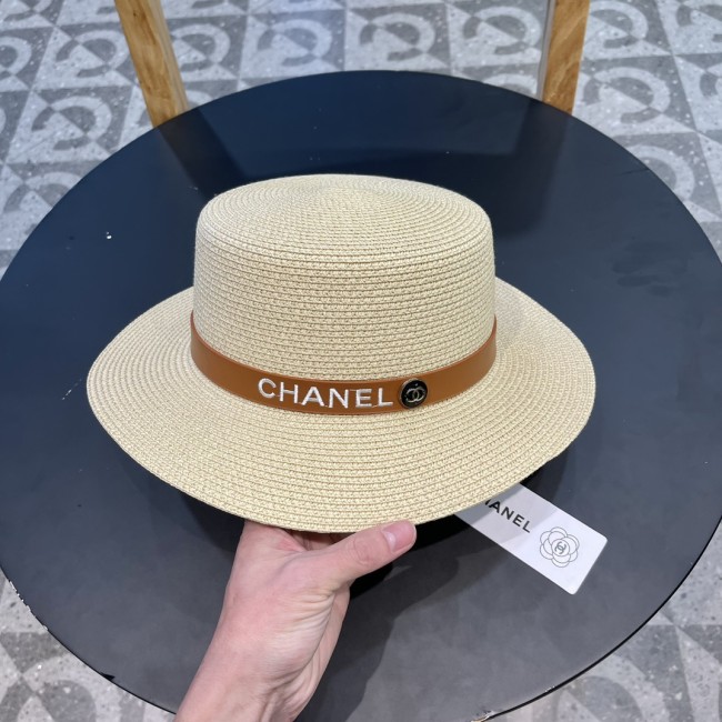 Chanel Womens Hats Luxury Brand Bucket Hat Straw Hat with Original Box