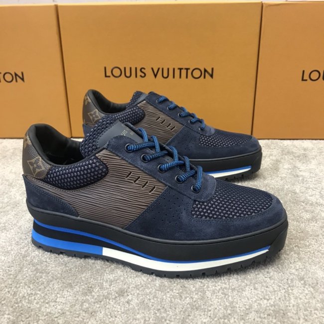 Louis Vuitton Men Shoes Fashion Sneakers Luxury Brand HARLEM RICHELIEU Whatapp