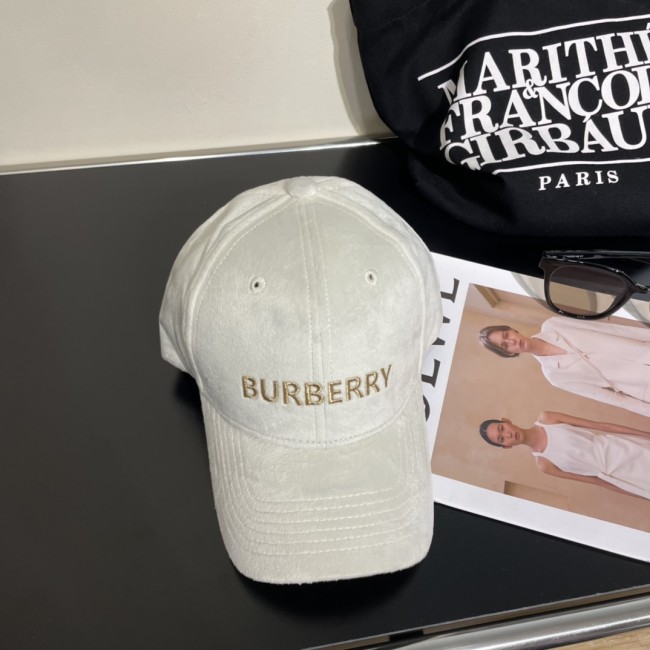 Burberry Womens Mens Cap Baseball Hat Luxury Brand with Original Box