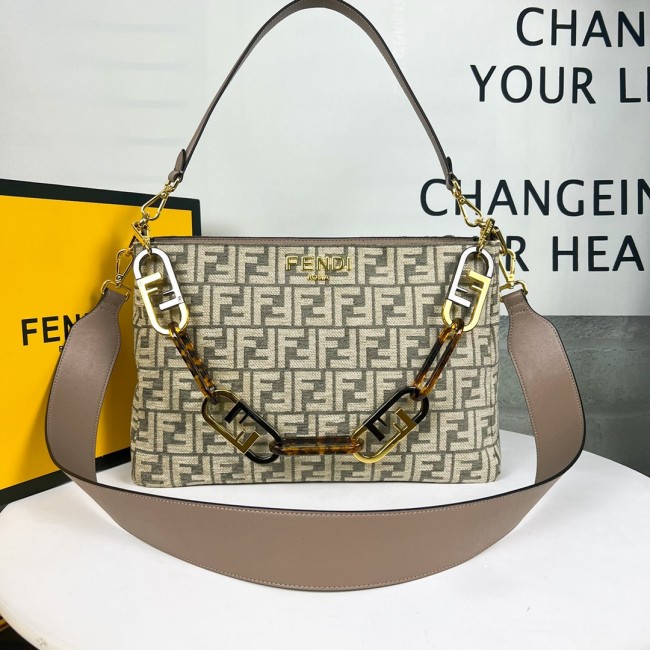 Fendi Womens Bags Shoulder Bags Luxury Brand FENDI O Lock with Original Box Whatapp