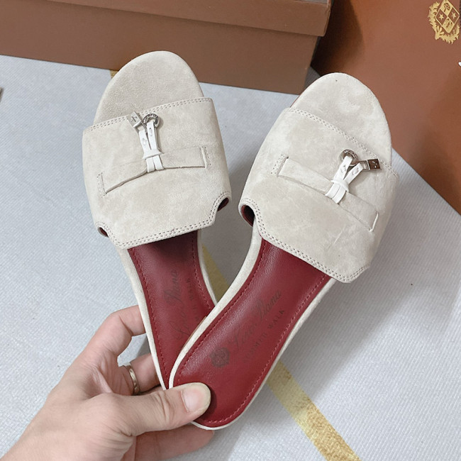 Loro Piana Womens Shoes Sandals Slippers Casual Design Luxury Brand Fashion Shoes for Women with Original Box Whatapp