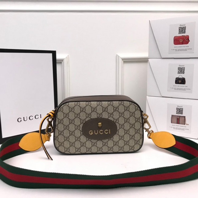 Gucci Mens Messenger Shoulder Bags Luxury Brand Fashion GG Supreme Neo Vintage GG Supreme messenger bag with Original Box Whatapp