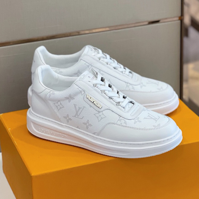 Louis Vuitton Men Shoes Fashion Sneakers RIVOLI Beverly Hills SNEAKER Luxury Brand Casual Shoes with Original Box Whatapp