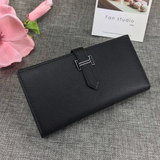 Hermes Womens Mens Wallets Purse Bearn Clutch Leather Design Coin Bag with Original Box Whatapp