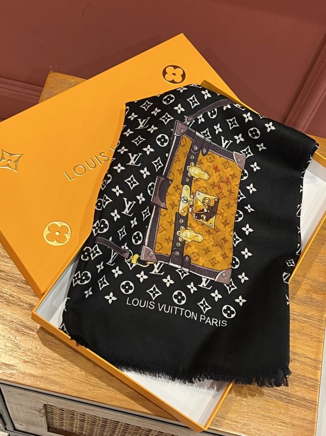 Louis Vuitton Scarves Men Womens Fashion Scarf with Original Box Whatapp