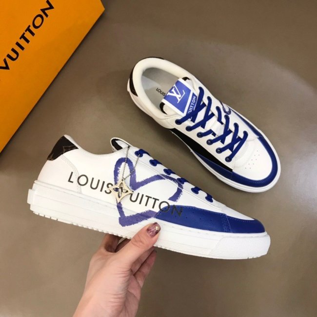 Louis Vuitton Men Shoes Fashion Sneakers Luxury Brand Mens Charlie Sneaker Casual Shoes with Original Box Whatapp