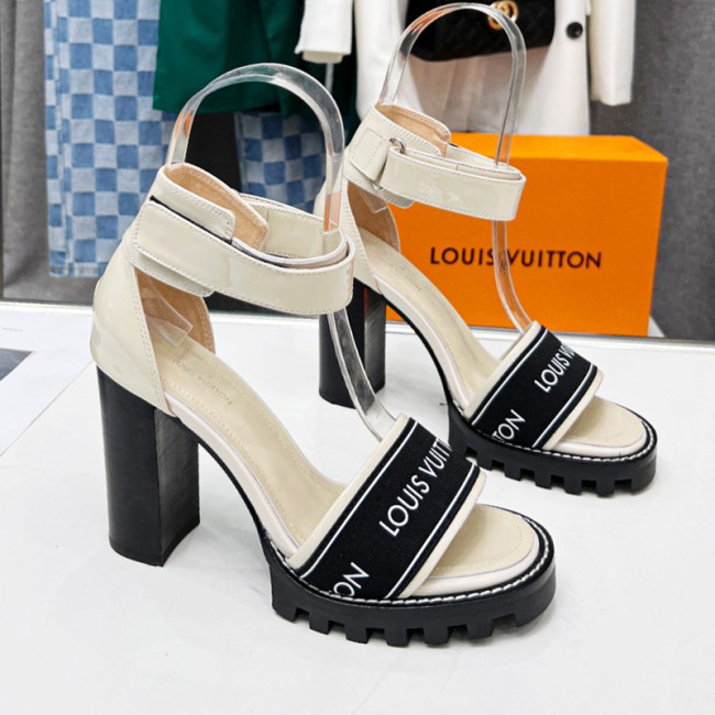 Louis Vuitton Women Shoes Sandals Fashion Summer Luxury Brand PODIUM PLATFORM SANDAL with Original Box Womens Sandals Whatapp