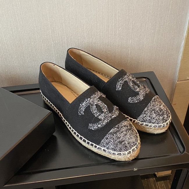 Chanel Women Shoes Fashion Espadrille Luxury Brand Casual Shoes for Women ESPADRILLE with Original Box Espadrilles Whatapp