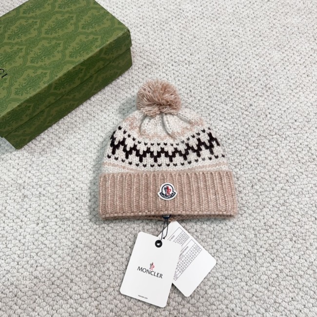 Moncler Mens Womens Hats Luxury Brand Design Moncler Knit Hat with Original Box