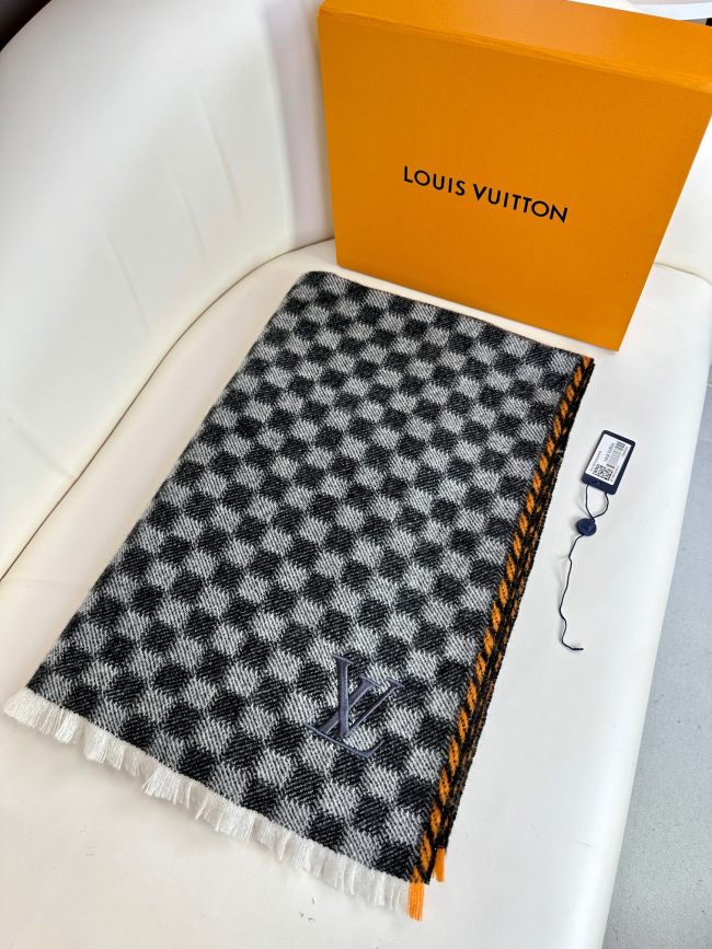 Louis Vuitton Scarves Men Womens Fashion Scarf with Original Box Whatapp