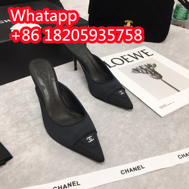 Chanel Womens Shoes High Heels Mules 7cm Whatapp