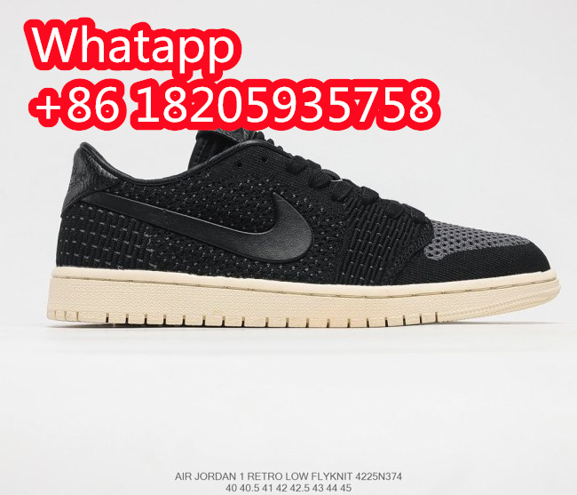 Air Jordan 1 Retro low Flyknit Sneakers Womens Shoes 4225N374 Whatapp